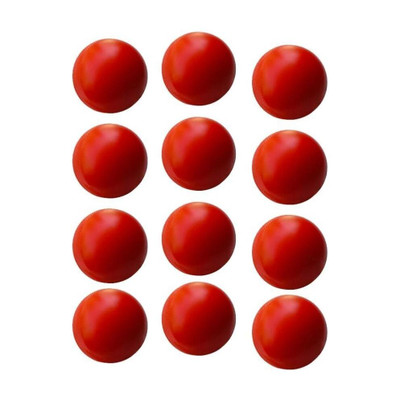 Pawansut Heavy Plastic Cricket Training Balls 80 gm Red Plastic Ball Cricket Training Ball(Standard, Pack of 12, Red)