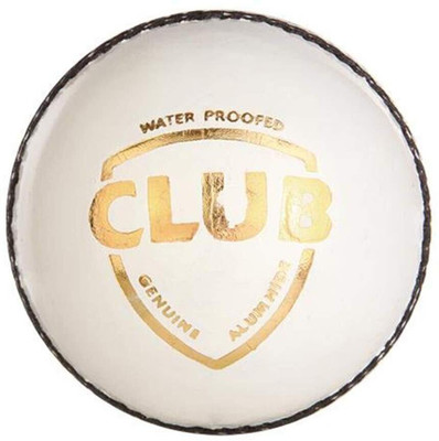 Peecock Corportation ball White Cricket Leather Ball(Standard, Pack of 1, White)