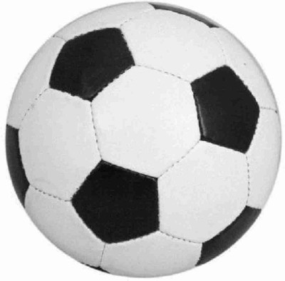 radion fooball black and white rubber heavy 3 ply size-5 Football - Size: 5(Standard, Pack of 1)