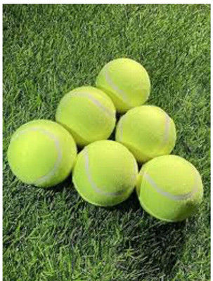 Owlix XVI- Green Tennis Ball for Cricket and Tennis 6 Balls pack (green) b41 Cricket Tennis Ball(Standard, Pack of 6)
