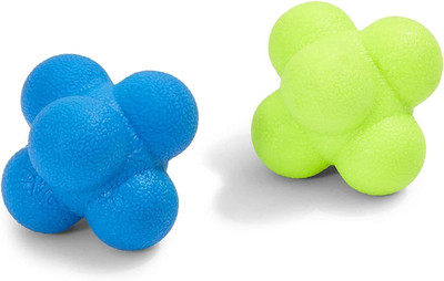 YMD 2 Pack Rubber Reaction Ball for Reflex Speed Reaction Ball(Standard, Pack of 2)