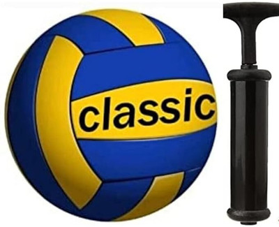 SINGHALTRADE Super Quality volleyball with Pump Volleyball - Size: 4(Standard, Pack of 2)
