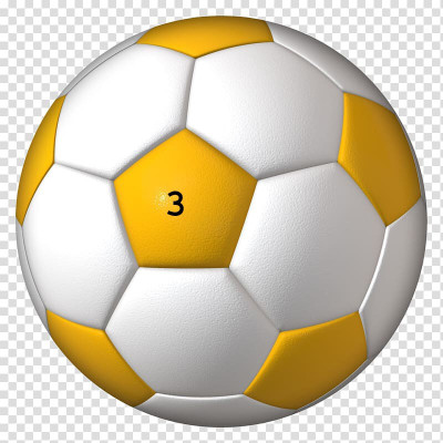 gamers hub Yellow and White Premium Football Football - Size: 3(Kids, Pack of 1)