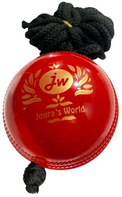 Dinetic Cricket Hanging Balls for Practice Knocking (Red Hard)__ Cricket Training Ball(Standard, Pack of 1)