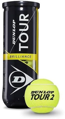 VECTOR X Tour Brilliance Tennis Ball Tennis Ball(Standard, Pack of 12, Yellow)