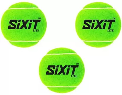 sixit Cricket tennis Ball Lite Cricket Tennis Ball(Standard, Pack of 3)