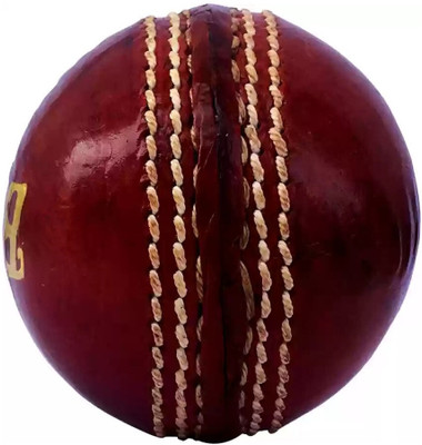 MD Enterprises 2 Cut Cricket Leather Ball for Kids Cricket Leather Ball(Standard, Pack of 1, Red)