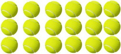 PRISAMX LIGHT WEIGHT CRICKET TENNIS BALL Cricket Tennis Ball(Standard, Pack of 18, Yellow)