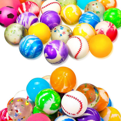 AAKRISH 6 Pc Multi Print Small Crazy Jumping Balls/Bouncing Ball ,Return Gift for kids Handball(Kids, Pack of 6)