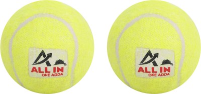 ALL IN ONE ADDA Rubber Combo Heavy Weight Tennis Ball for Cricket Cricket Rubber Ball(Pack of 2, Green)