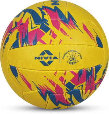 NIVIA Grain Throw Ball - Size: 5(Standard, Pack of 1, Orange)