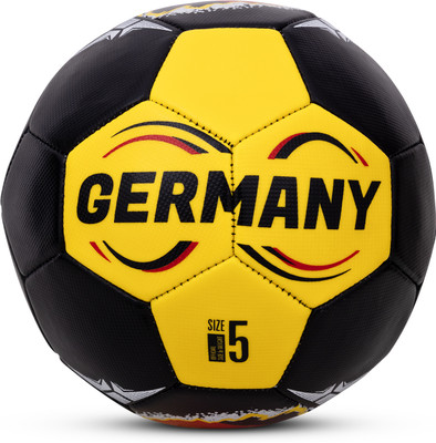 VECTOR X GERMANY 2.0 Machine Stitch PVC Football - Size: 5(Standard, Pack of 1, Black)