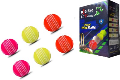 BIG BRO FITNESS I20 cricket wind ball Cricket Synthetic Ball(Pack of 6)