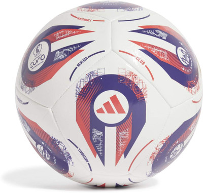 ADIDAS W EURO25 CLB Football - Size: 4(Standard, Pack of 1, Multicolor)