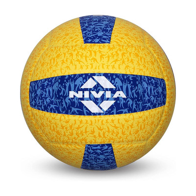 NIVIA G-2020 Volleyball - Size: 4(Standard, Blue, Yellow)