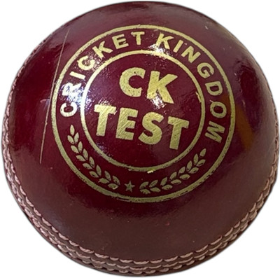 Cricketkingdom RED 2 PSS TEST CRICKET LEATHER BALL BALL, Cricket Leather Ball(Standard, Pack of 1, Red)