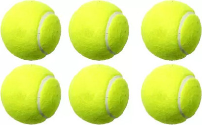 bulls fitness Rubber Tennis Ball Tennis Ball Cricket Tennis Ball(Standard, Pack of 6)