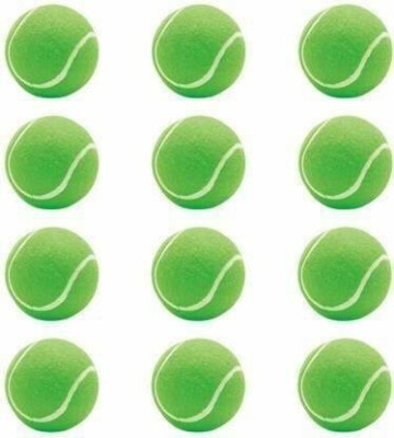 Shopeleven Light Weight Cricket Balls Rubber inside Woll Outside Tennis Ball(Pack of 12)