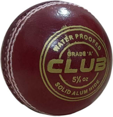 LSISPORTS 4 panel red club cricket leather ball Cricket Leather Ball(Standard, Pack of 1, Red)