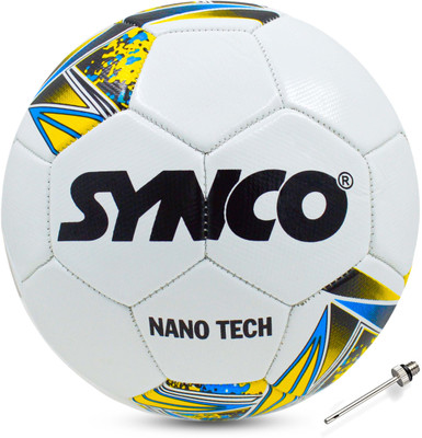 SYNCO NANOTECH PVC Football/Soccer Ball Size-5 Football - Size: 5(Standard, Pack of 1)