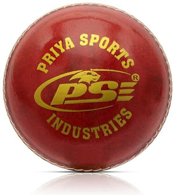 MD Enterprises Red Cric Cricket Leather Ball(Standard, Pack of 1, Red)