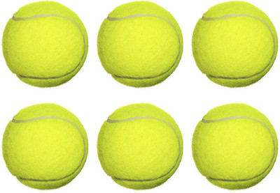 Maleno Sports Cricket Tennis Ball(Standard, Pack of 9, Green)