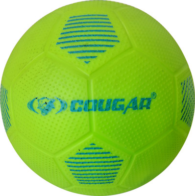 COUGAR Funball, Home Play ,Soft Soccer Ball with Needle Football - Size: 1(Kids, Pack of 1, Yellow, Orange)