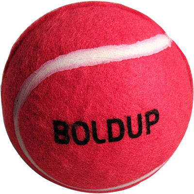 BOLDUP Tennis Ball Cricket Ball Red High Bounce Light Weight Soft Cricket Tennis Ball(Standard, Pack of 1, Red)