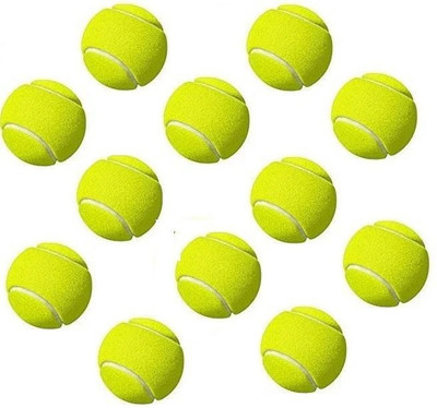 HOC TOP STAR YELLOW TENNIS BALL WOOLEAN (PACK OF 12) Tennis Ball(Standard, Pack of 12, Yellow)