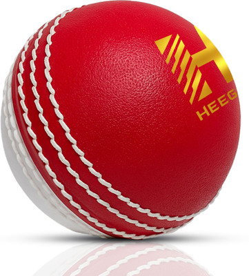 Heega i-30 Cricket Synthetic Ball(Standard, Pack of 1, Red, White)