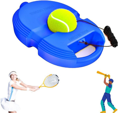 Fitnesstricks Self-Study Training Tennis Trainer Rebound Balls with Rope Practice Tool Tennis Tennis Kit