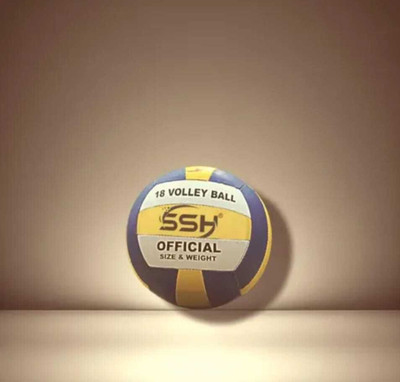 GURU J ENTERPRISES FAMOUS PVC VOLLEYBALL BALLS OFFICIAL SIZE AND WEIGHT .( STANDARD, PACK OF 1 ) Volleyball - Size: 4(Standard, Pack of 1, Yellow)
