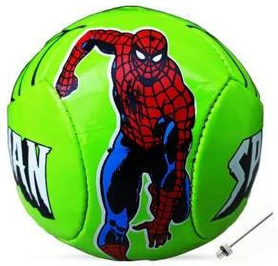 fizo Football Spiderman For Kids Under 10 Year Outdoor Football Sports Junior Ball Football - Size: 3(Kids, Pack of 1, Green)