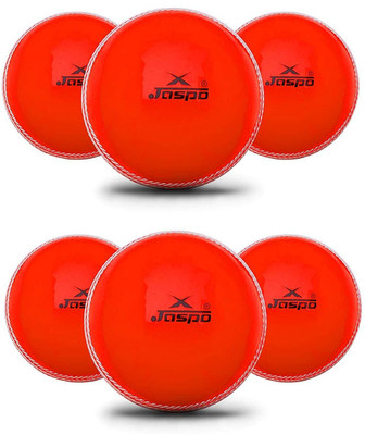 Jaspo T-20 Orange Soft Cricket Training Ball(Standard, Pack of 6, Orange)