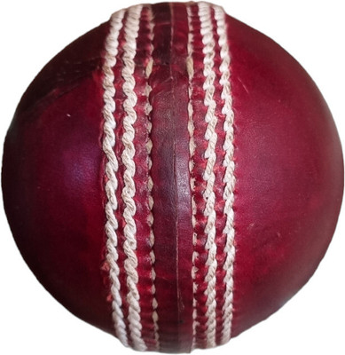 AARAV Premium Professional Hand Stitched 50 Overs Red Cricket Leather Ball(Standard, Pack of 3, Red)
