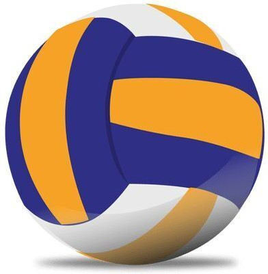 singhals Plain Volleyball 18 Panels with Needle Volleyball - Size: 5(Standard, Pack of 2, Multicolor)