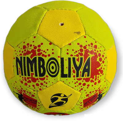 NIMBOLIYA Synthetic Water Proof Football No-1 Football - Size: 1(Kids, Pack of 1, Green, Yellow)