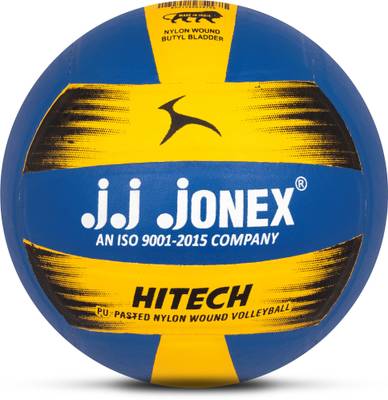 JJ Jonex Vollyball Hitech Polypropylene Moulded Size.4 (Multicolour) (MYC) Volleyball - Size: 4