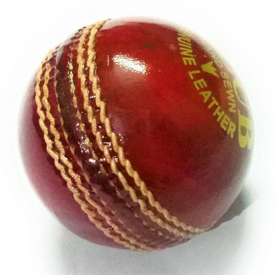 MD Enterprises Premium 2 Part Leather Cricket Leather Ball(Standard, Pack of 1, Maroon)