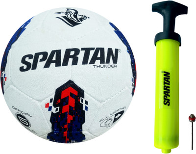 Spartan Thunder with Pump Football - Size: 5(Standard, Pack of 1)