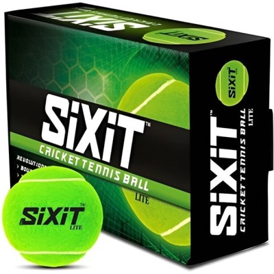 sixit Light Cricket Tennis Ball(Pack of 6, Green)