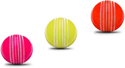 BIG BRO FITNESS Cricket Wind Ball- Made in India(MULTICOLOR) Cricket Synthetic Ball(Pack of 3)