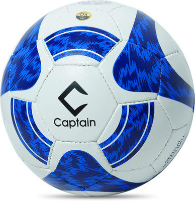 CAPTAIN football Football - Size: 5(Standard, Pack of 1, White, Blue)
