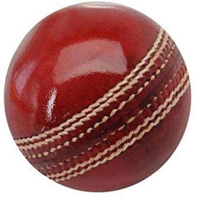 TIAGO Leather red ball for Professional Cricket Players | 1 ball (150Gm-170Gm Each) Cricket Leather Ball(Pack of 1)