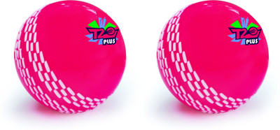 Jaspo T-20 Plus Practice Cricket/Wind Ball for Indoor & Outdoor Street Cricket Synthetic Ball(Standard, Pack of 2, Pink)