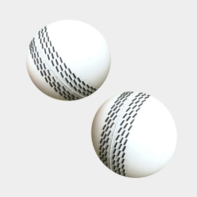 Gmefvr T-20 i10 Synthetic Wind Ball, Pack of 2 (White) , Standard Size Cricket Synthetic Ball(Pack of 2)