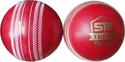 SM turbo Cricket Wind ball, heavy duty for both men and women Cricket Synthetic Ball(Standard, Pack of 2, Red)