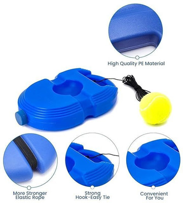 rahul Tennis Training Equipment for Self-Pracitce,Portable Tool,Tennis Rebounder Kit53 Tennis Ball(Standard, Pack of 1)