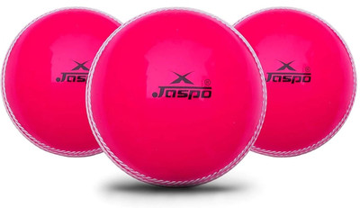 Jaspo T-20 Cricket Ball/Wind Balls for- indoor & Outdoor Street & Beach Cricket Synthetic Ball(Standard, Pack of 3, Pink)