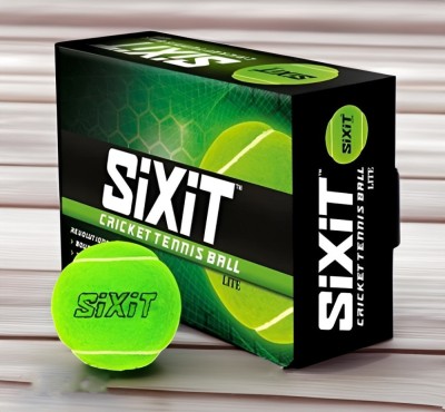 sixit MD 6 it Cricket Tennis Ball(Pack of 6, Green)